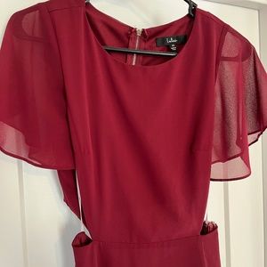 Bridesmaid’s Dress in Burgundy
